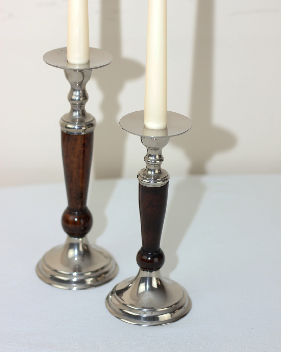 Wooden Candlesticks