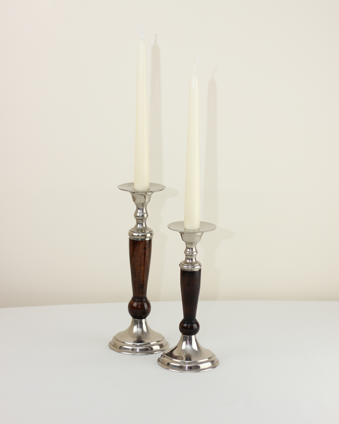 Wooden Candlesticks