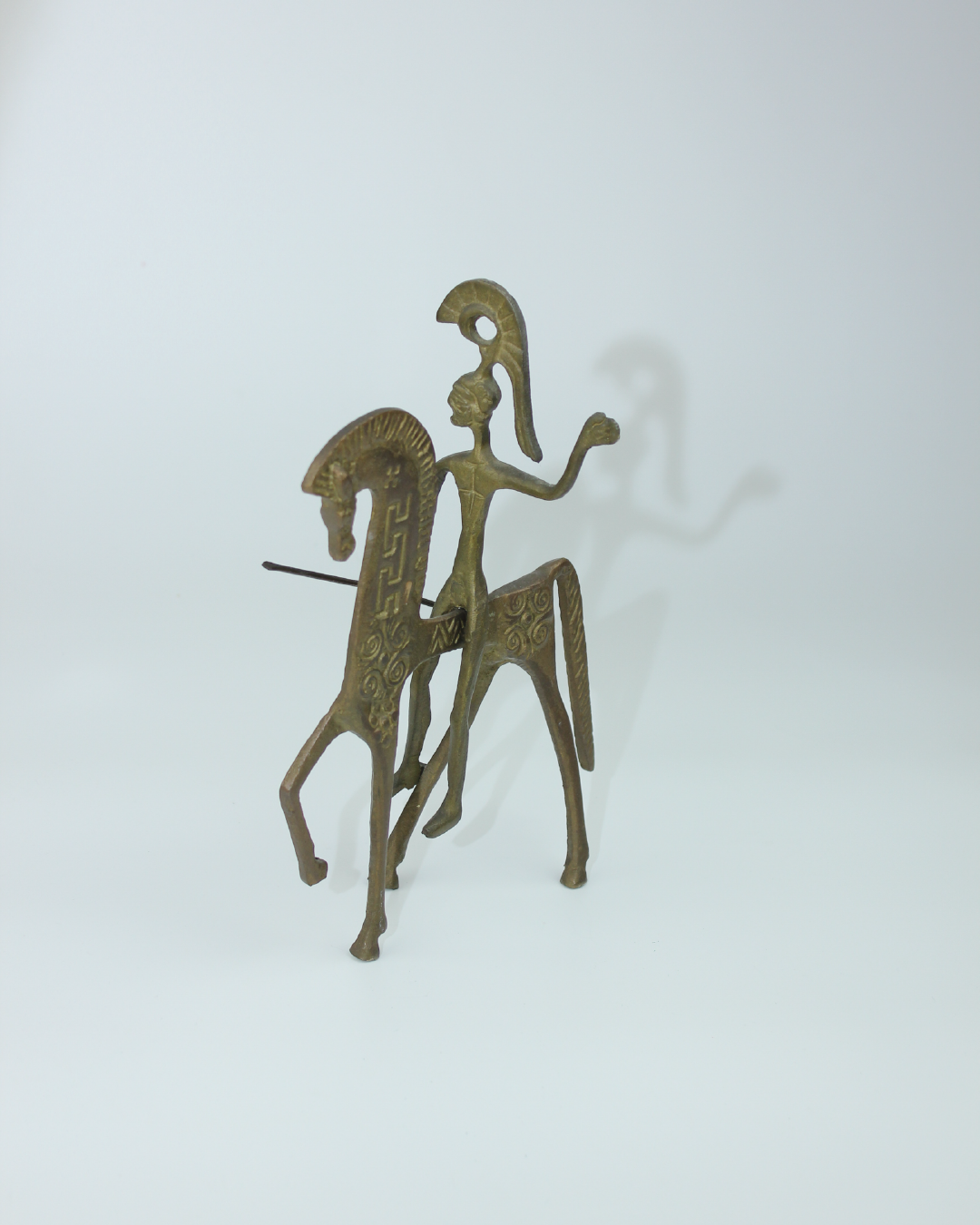 Escultura Ecuestre Latón