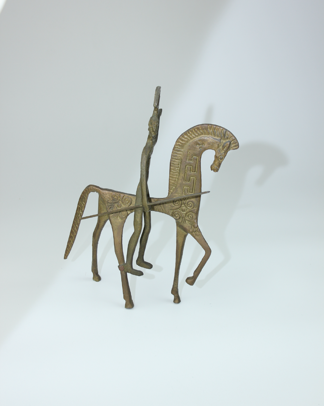 Escultura Ecuestre Latón