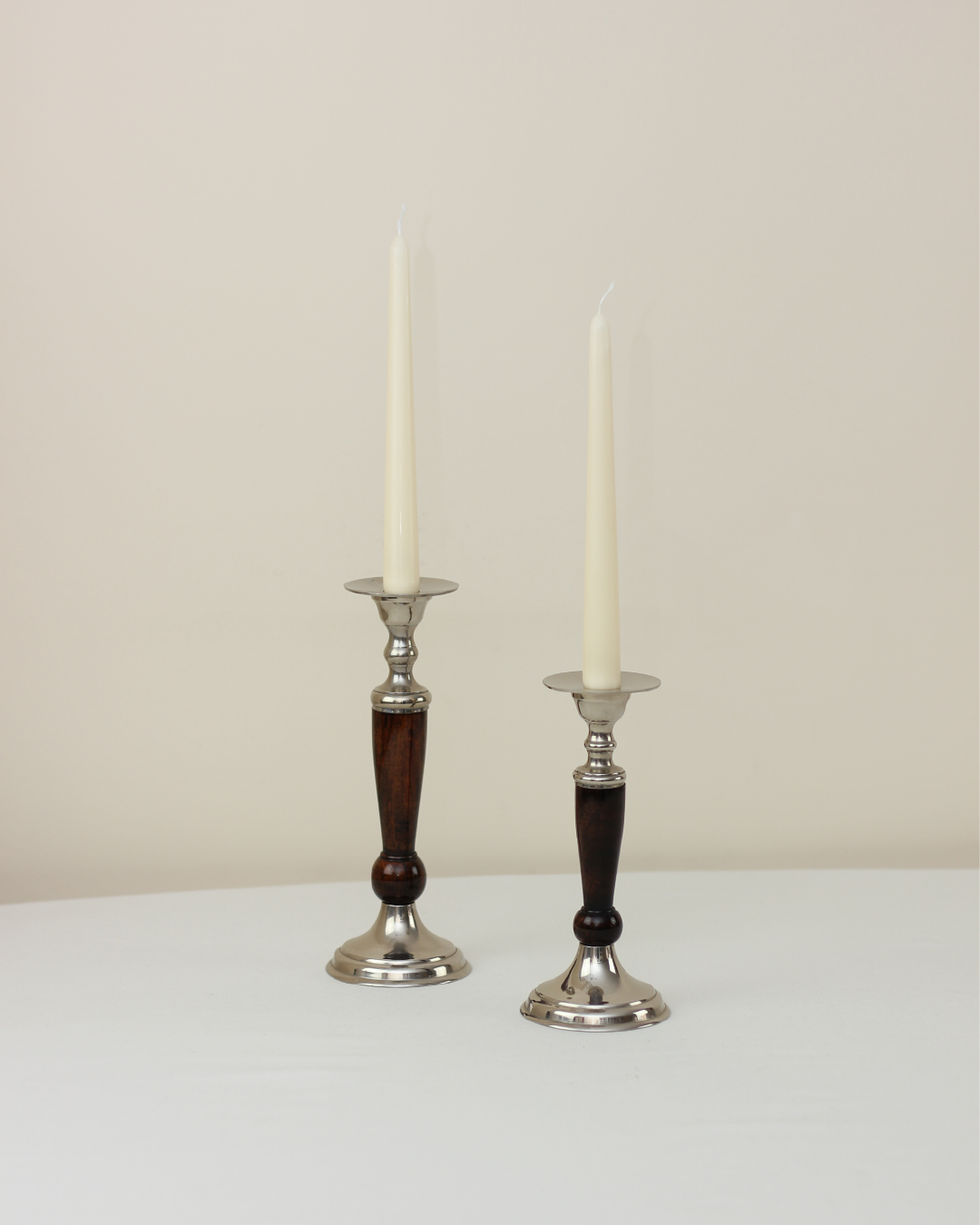 Wooden Candlesticks
