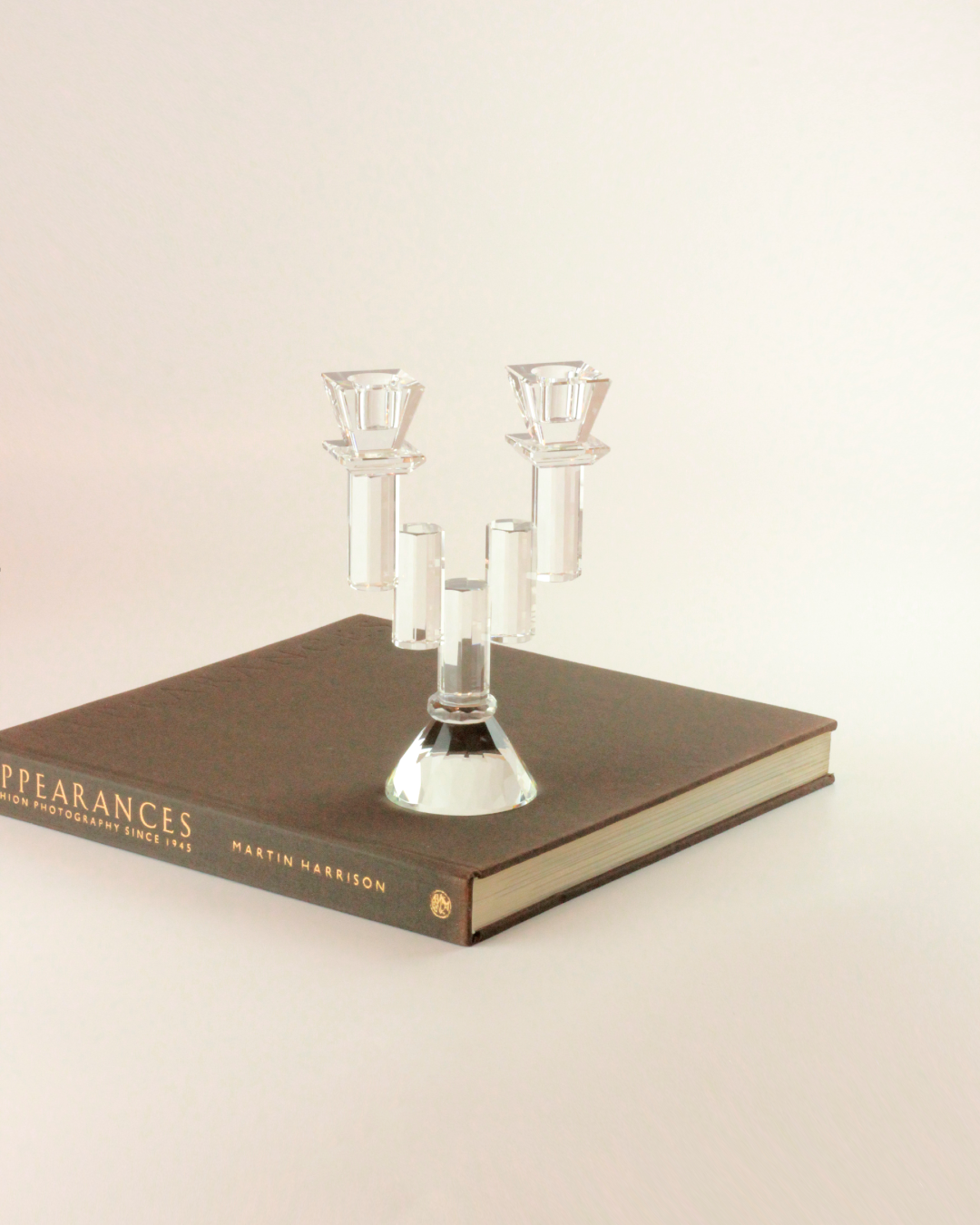 Candelabro Cristal Facetado